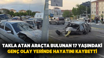 Kütahya’da iki otomobilin çarpışması sonucu meydana gelen trafik kazasında 1