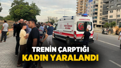  Aydın’ın İncirliova ilçesinde yolcu treninin çarptığı kadın ağır şekilde yaralandı.
