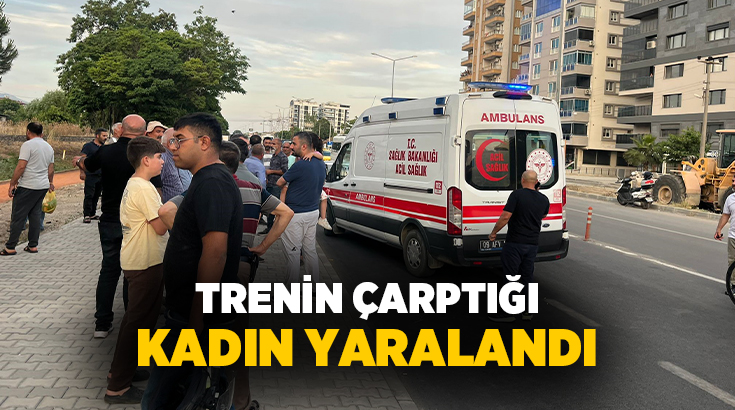  Aydın’ın İncirliova ilçesinde yolcu treninin çarptığı kadın ağır şekilde yaralandı.

