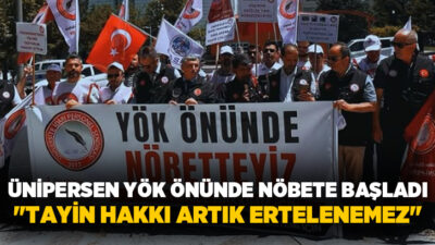 ÜNİPERSEN Genel Başkanı İbrahim Güzel, üniversite idari personelinin yıllardır çözülemeyen