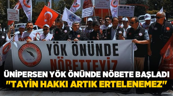 ÜNİPERSEN Genel Başkanı İbrahim Güzel, üniversite idari personelinin yıllardır çözülemeyen