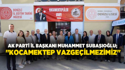 AK Parti Denizli İl Başkanı Muhammet Subaşıoğlu, Kocamektepliler Vakfı tarafından