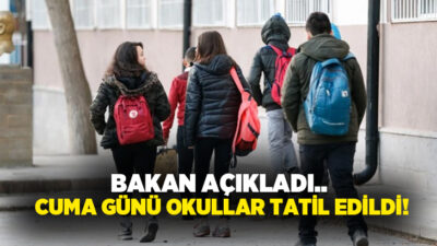 Milli Eğitim Bakanı Yusuf Tekin, LGS öncesi hazırlıklar nedeniyle cuma