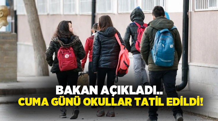 Milli Eğitim Bakanı Yusuf Tekin, LGS öncesi hazırlıklar nedeniyle cuma