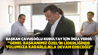 Cumhuriyet Halk Partisi (CHP) kurultayının en kısa sürede toplanması için