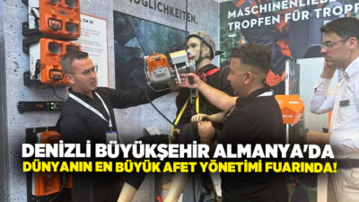 Denizli Büyükşehir Belediyesi, afet yönetimi ve yangınla mücadelede kullanılan son