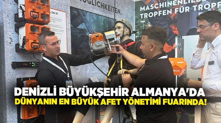Denizli Büyükşehir Belediyesi, afet yönetimi ve yangınla mücadelede kullanılan son