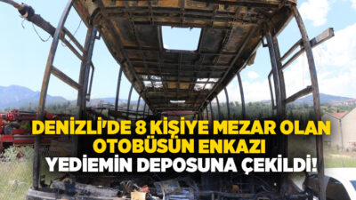 Aydın-Denizli Otoyolu'nda 8 kişinin hayatını kaybettiği, 33 kişinin yaralandığı otobüs