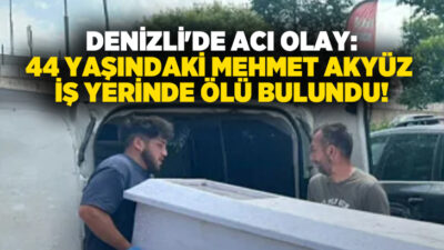 Denizli’nin Pamukkale ilçesinde sabah saatlerinde meydana gelen olayda, 44 yaşındaki