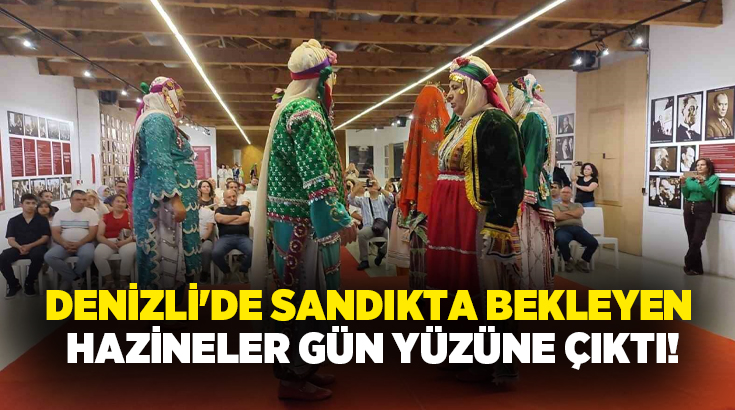 Denizli’de geleneksel kıyafetlerin hikâyeleriyle birlikte sahneye taşındığı "Sandıkta Bekleyen Sessiz