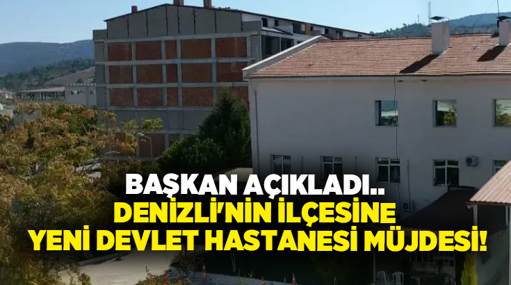 Denizli'nin Kale ilçesinde depreme dayanıksız olduğu gerekçesiyle yıkım sürecine alınan
