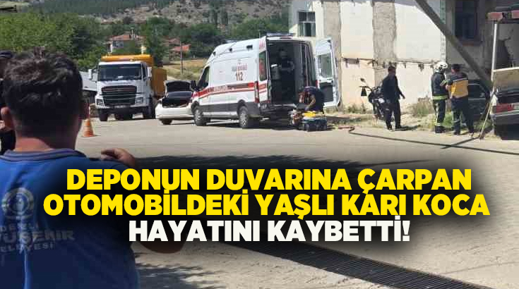 Denizli’nin Beyağaç ilçesinde meydana gelen trafik kazasında, kontrolden çıkan bir