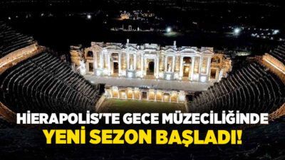 Kültür ve Turizm Bakanlığı tarafından hayata geçirilen "Gece Müzeciliği" uygulamasında