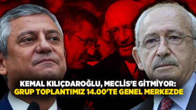 CHP Genel Başkanı Kemal Kılıçdaroğlu, bugün yapılacak grup toplantısı öncesinde