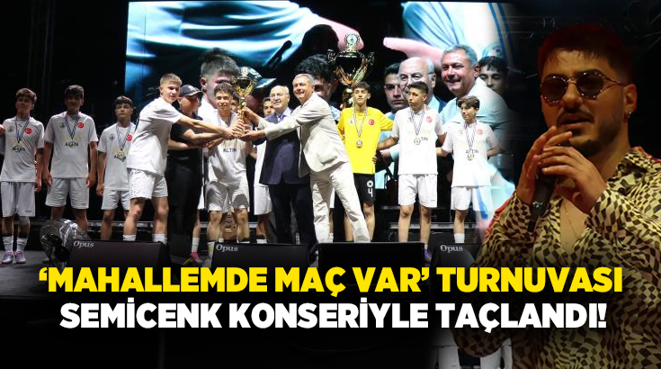 Denizli Emniyet Müdürlüğü tarafından düzenlenen Mahallemde Maç Var Futbol Turnuvası'nın