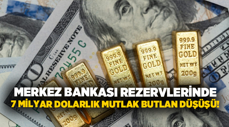 CHP'ye yönelik mutlak butlan kararının alındığı haftada TCMB rezervlerinde sert