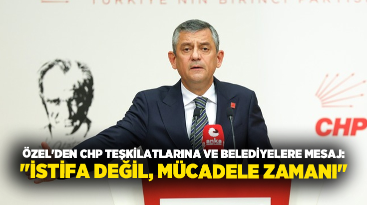 CHP Genel Başkanı Özgür Özel, mutlak butlan kararının ardından gündeme