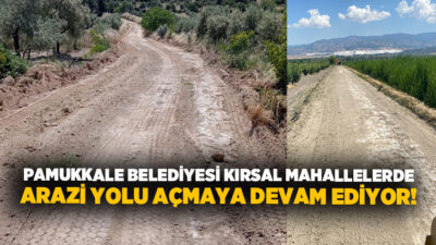 T.C. Pamukkale Belediyesi, kırsal mahallelerdeki üreticilere verdiği desteği hız kesmeden