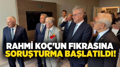 Koç Holding Onursal Başkanı Rahmi Koç'un hastane açılışında Binali Yıldırım