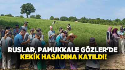 Denizli’de dünyaca ünlü kekiğiyle tanınan Gözler Mahallesi’nde bu yıl üçüncüsü