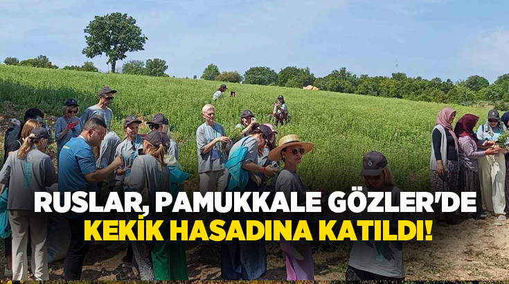 Denizli’de dünyaca ünlü kekiğiyle tanınan Gözler Mahallesi’nde bu yıl üçüncüsü