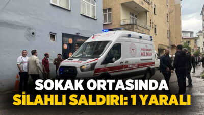 Ordu’nun Ünye ilçesinde sokak ortasında silahlı saldırıya uğrayan bir kişi