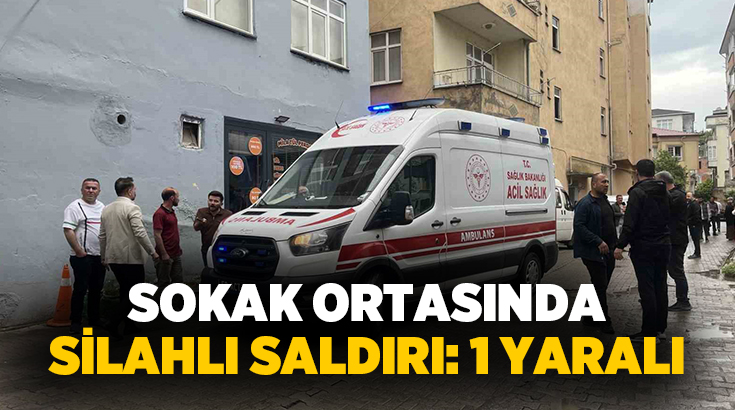 Ordu’nun Ünye ilçesinde sokak ortasında silahlı saldırıya uğrayan bir kişi