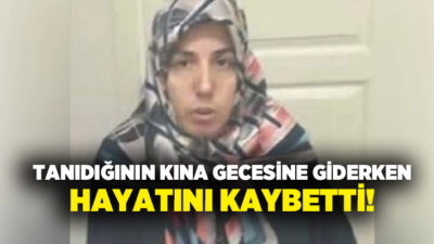Kocaeli'nin Kandıra ilçesinde kına gecesine katılmak için yola çıkan 48