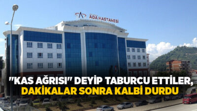 Giresun'da acil servise kalp krizi belirtileri ile gelen hasta kas