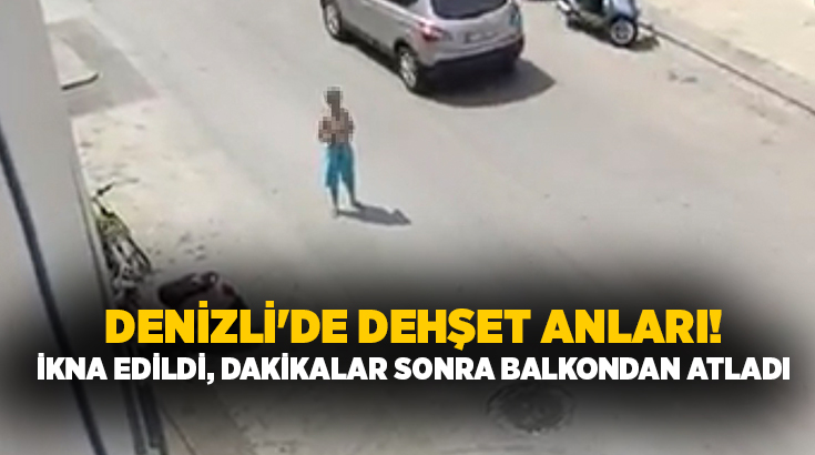 Denizli’nin Pamukkale ilçesinde psikolojik sorunlar yaşadığı öne sürülen bir kadın