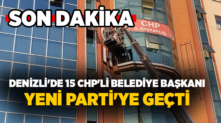 Denizli siyasetinde tarihi bir gelişme yaşandı. CHP'den seçilen Denizli Büyükşehir