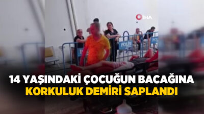 Hatay’da evin bahçesine kaçan topunu almak isteyen 14 yaşındaki çocuğun