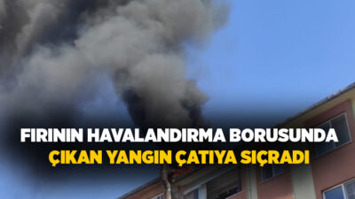 İstanbul Eyüpsultan’da 4 katlı binanın giriş katında bulunan ekmek fırınının