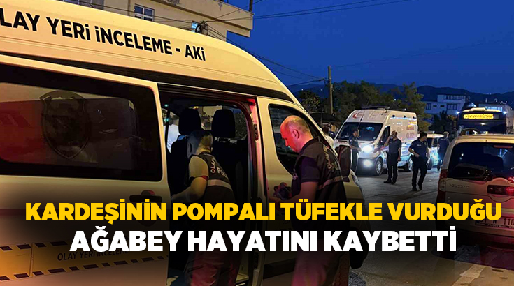 Kayseri’nin Melikgazi ilçesinde çıkan kavgada kardeşi tarafından pompalı tüfekle vurulan