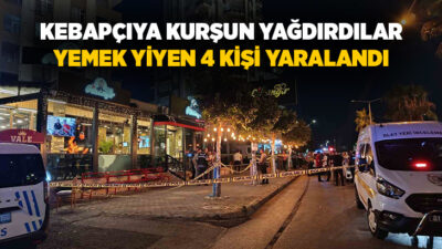 Adana’da motosikletle gelen 2 şüphelinin bir kebapçıya düzenlediği silahlı saldırıda,