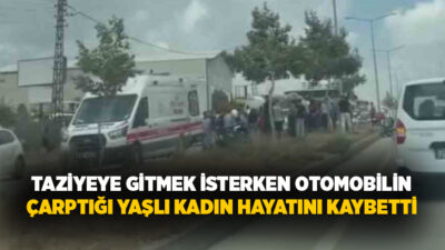 Hatay’ın Samandağ ilçesinde taziyeye gitmek için karşıdan karşıya geçmek isteyen
