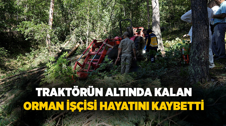Gümüşhane’de traktörün altında kalan 40 yaşındaki orman işçisi yaşamını yitirdi.