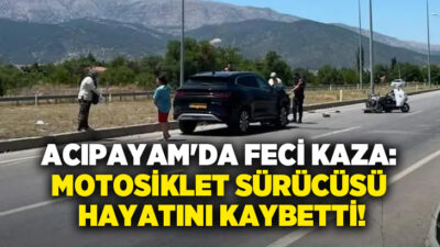 Denizli'nin Acıpayam ilçesinde yabancı plakalı SUV araç ile üç tekerlekli