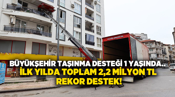 Denizli Büyükşehir Belediyesi’nin dar gelirli aileler için hayata geçirdiği taşınma
