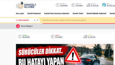 Denizli’nin Güvenilir ve Güncel Haber Portalı: Denizli Globe Ege Bölgesi’nin