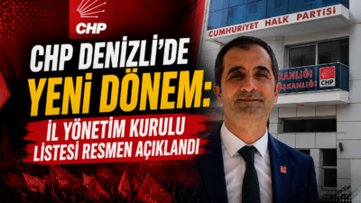 Cumhuriyet Halk Partisi (CHP) Denizli İl Başkanlığı'nda yeni yönetim kadrosu