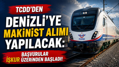TCDD Taşımacılık A.Ş., Türkiye genelinde 132 tren makinisti alımı yapacağını