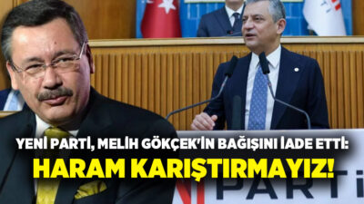 Eski Ankara Büyükşehir Belediye Başkanı Melih Gökçek'in YENİ Parti'nin dayanışma