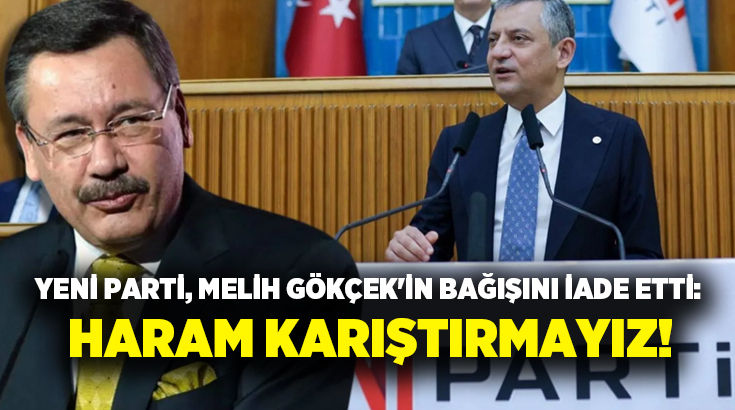 Eski Ankara Büyükşehir Belediye Başkanı Melih Gökçek'in YENİ Parti'nin dayanışma