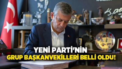 Yeni Parti'nin grup başkanvekilleri Ali Mahir Başarır, Murat Emir ve