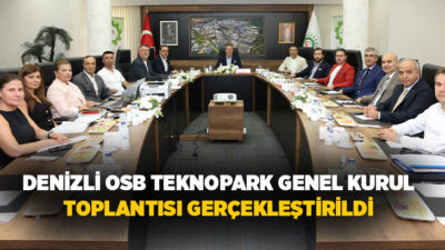 Geleceğin kodlarının yazılacağı, inovasyon ve Ar-Ge üssü olacak Denizli OSB