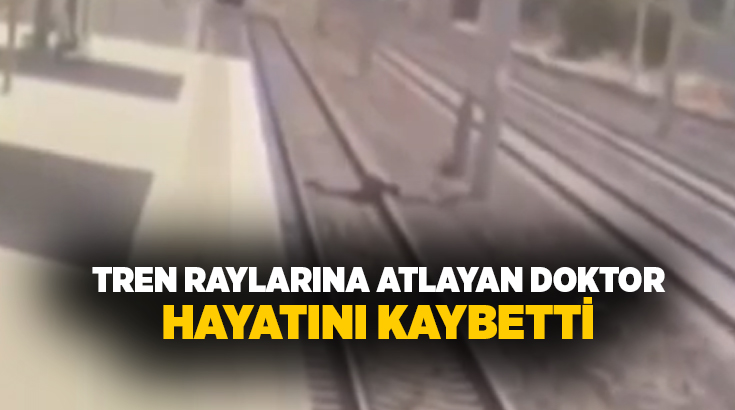 Ankara’nın Sincan ilçesinde, tren raylarına atlayan bir doktor hayatını kaybetti.