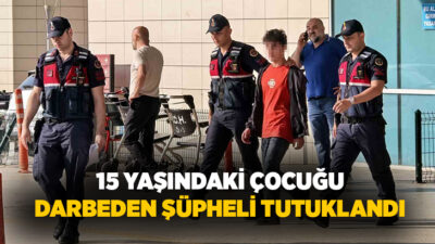 Bursa’nın İnegöl ilçesinde çıkan kavgada 15 yaşındaki çocuğu darbeden 16