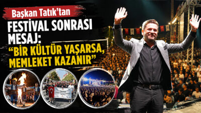 Tavas Belediye Başkanı Kadir Tatık, bu yıl 8’incisi düzenlenen Uluslararası