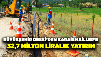 Denizli Büyükşehir Belediyesi DESKİ Genel Müdürlüğü, Acıpayam’ın Karaismailler Mahallesi’nde yaşanan